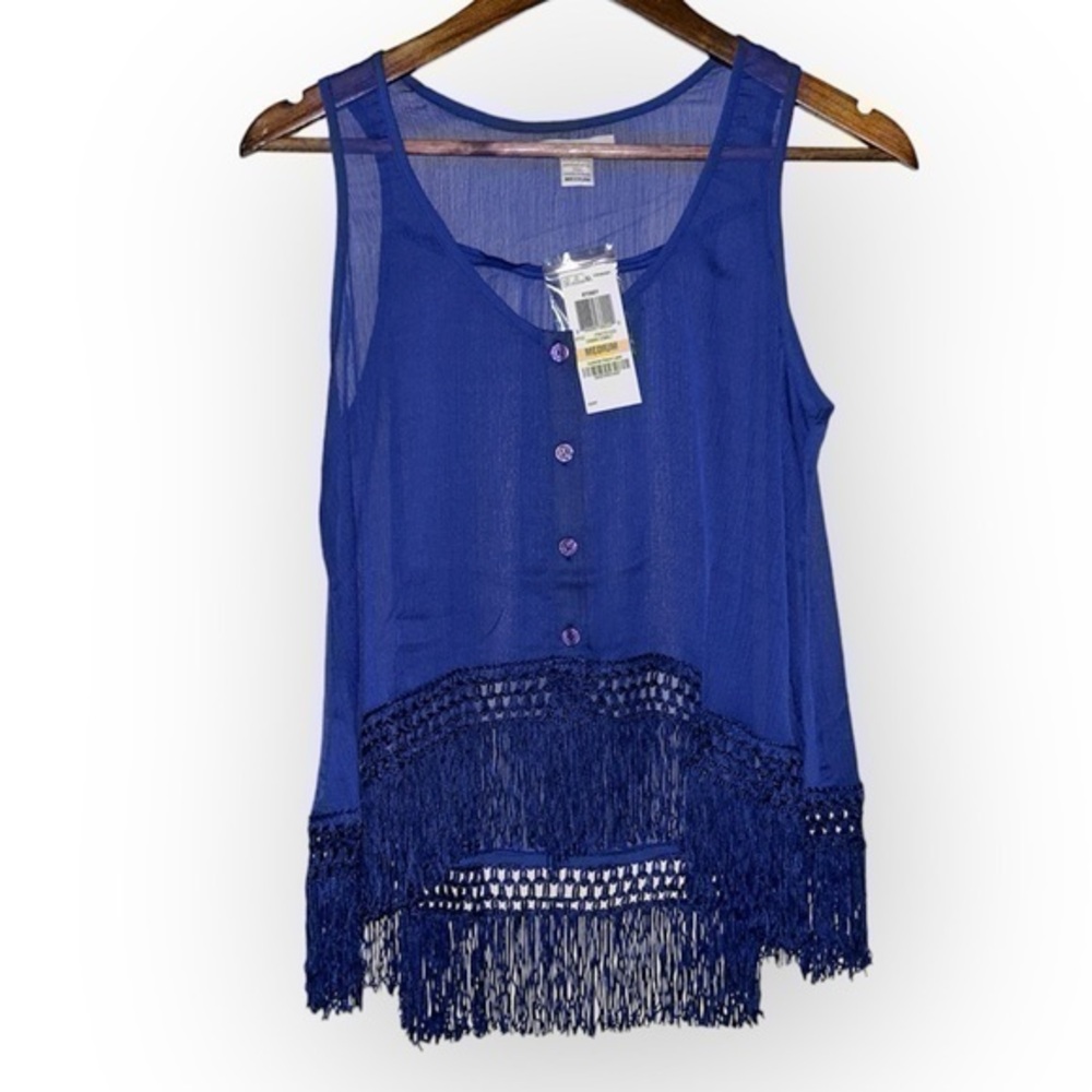 Bar III NWT fringe tank top SIZE MEDIUM
